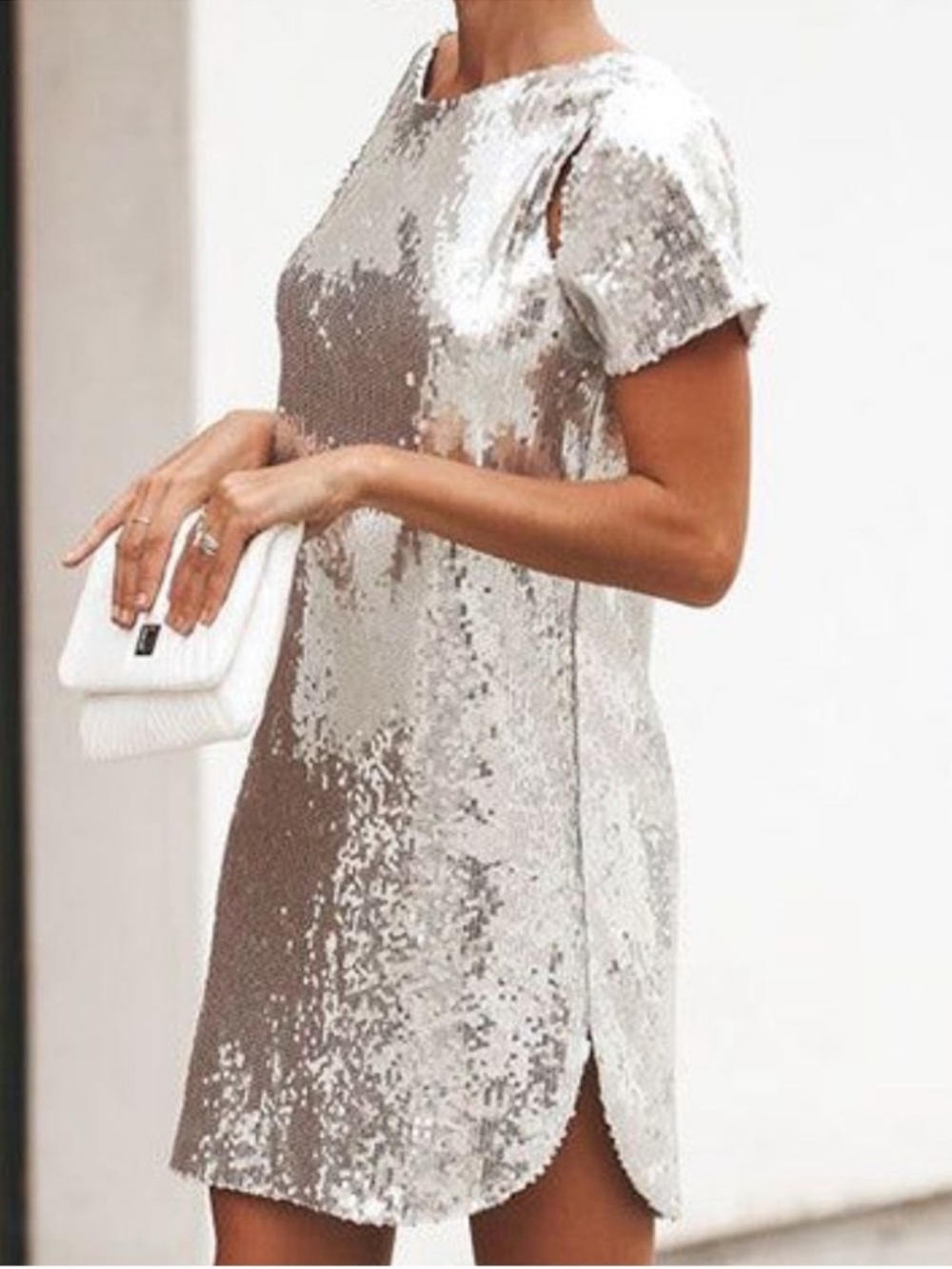 NWT VICI Sequined Scoop Back Mini Dress Size Small